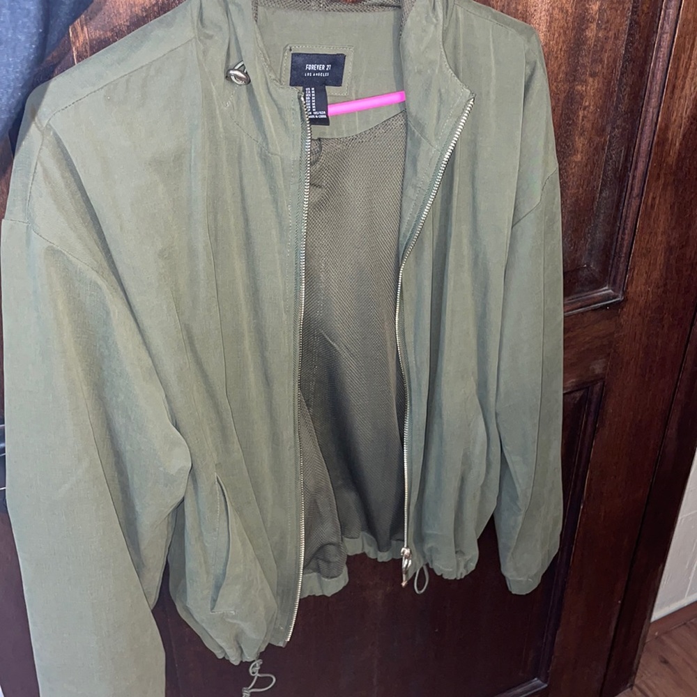 Forever 21 Green Bomber